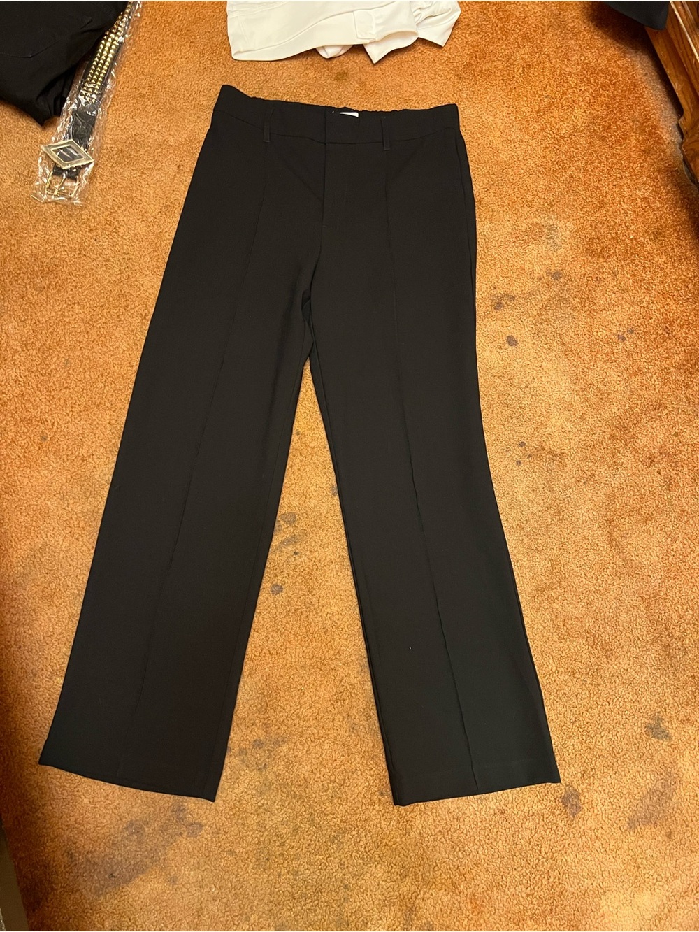 SO Wide-Leg Black Dress Pants